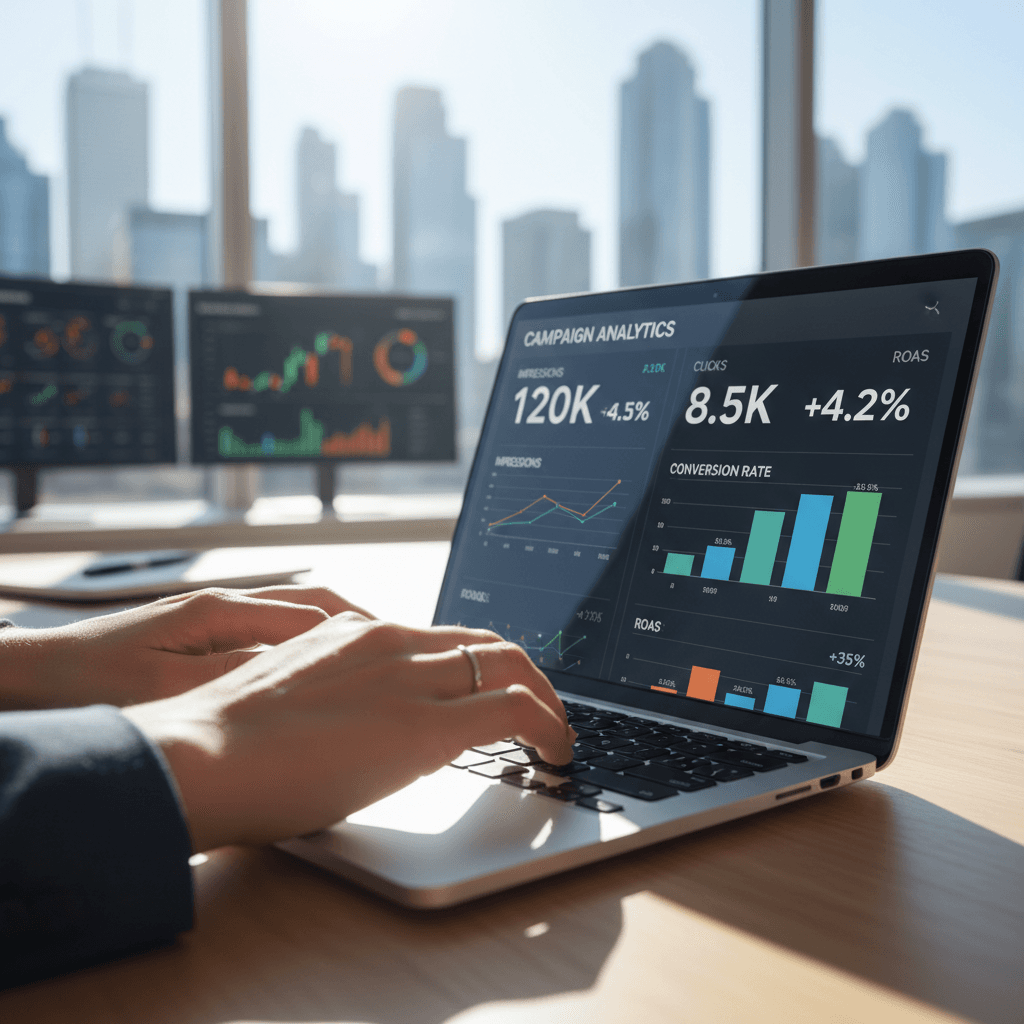 Paid advertising dashboard analytics